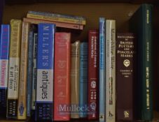 Selection of Various Antique Reference Books to include A Dictionary of Artists 1760-1893, Pottery &