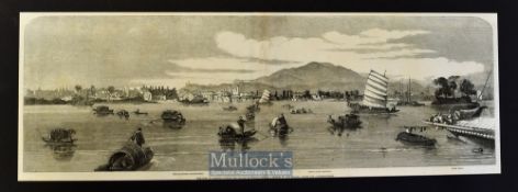 China - The City of Canton from the Island of Honan - from a sketch by our Special artist and