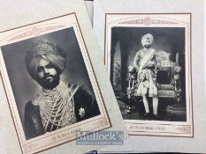 India & Punjab – Maharajah prints in folio a ribbon-tied portfolio of portrait photographs