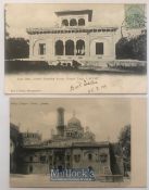 India – Topographical postcards (2) views of the Lahore, Punjab. Including Ranjit Singhs Samadhi &