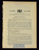 Early Patent For Improvements In The Motor Car 1898 - A 5 page publication by the Patent Office in