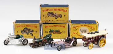 Matchbox Models of Yesteryear diecasts Y7 Mercer 1913 Raceabout Type 35J in metallic lilac, Y8