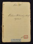 1901 Emilio Bacardi-signed string-bound manuscript entitled 