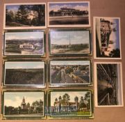 India - Collection of 10x colour litho postcards of Rawalpindi - Views include city bazaar, natch