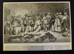 India - The Court of the Rajah of Gwalior Scarce original engraving from a rare periodical the