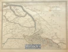 India - Early Map of Maharaja Ranjit Singhs dominions - Showing the boundaries of the Sikh empire