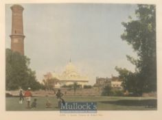 India & Punjab - Original lithograph of the Tomb of Maharaja Ranjit Singh, Lahore Punjab. French