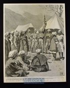India & Punjab - The Expedition Against the Bunerwals two original illustrations after W.T. Maud