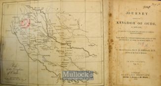 1858 A Journey Through The Kingdom Of Oude Book - In 1849-1850; by direction of the Hon. the Earl of