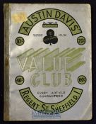 Austin Davis House Hold Goods & Fashion Catalogue, Regent Road, Sheffield, Circa 1933 A large 212