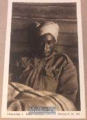 Rare Original Postcard of Sikh prisoners -WWI German propaganda postcard of A captured Sikh