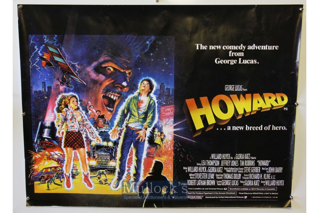 Original Movie/Film Poster Selection including Return To Oz, Howard, Absolute Beginners, and Peggy - Image 2 of 4