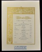 Concert at Buckingham Palace Before Queen Victoria and Royal Family 1898 Programme An impressive
