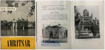 India & Punjab – 1954 Golden Temple Travel Booklet a vintage 1954 See India booklet on Amritsar,
