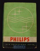 Very Large Impressive Philips Television & Radios Sales Catalogue 1937 A large 36 page catalogue