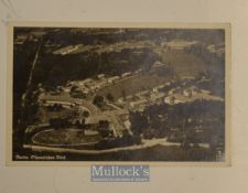 Graf Zeppelin 1936 Olympics Ceremony Postcard postmark to the reverse^ depicts the Olympic