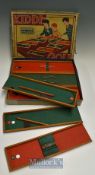 1930s Kiddi-Golf Nine Hole Table Top Game set - in makers original box with hinged lid c/w with