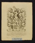 The Paternal Arms of Sr William Fleming of Rydal in the County of Westmorland Bart London Anno