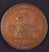 International Exhibition Sydney Medal to J.B White Bros Cement 1st Award 1879 - Obverse; Figure of