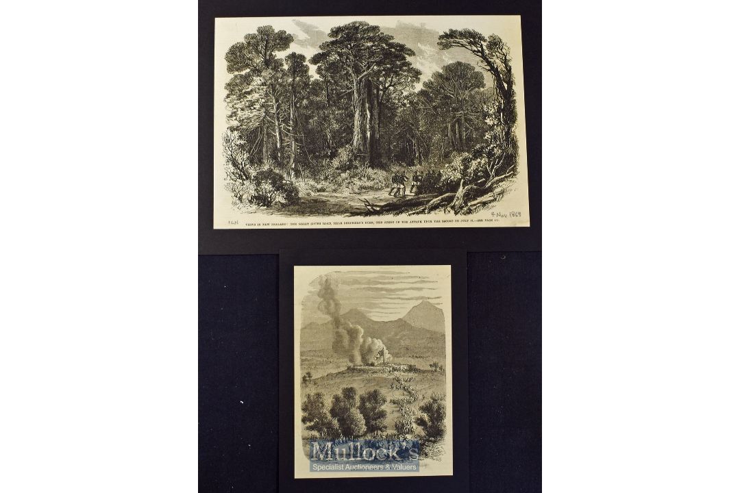 New Zealand - The War in New Zealand original woodblock prints from the Illustrated London News to - Image 3 of 4