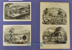 Australia - Map of Australia by L. Dossieux (France) after Stieler and Petermann c1865 26x21cm