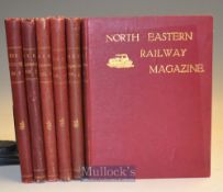 North Eastern Railway Magazine Volumes 1-6 - Vol I begins 1912^ running through to 1916 Vol VI all