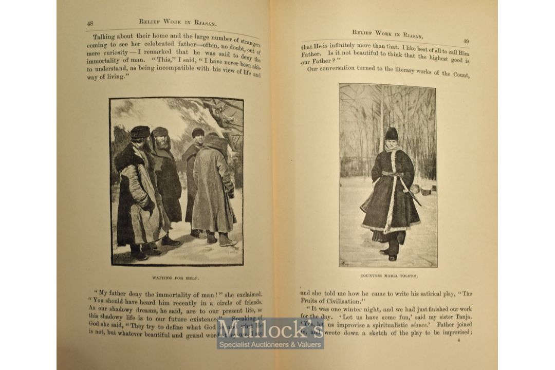 Russia - In The Land if Tolstoi By Jonas Stadling and Will Reason^ 1897 Book First Edition a - Image 3 of 3