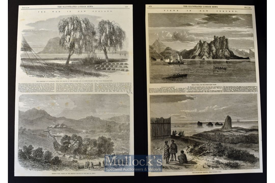 New Zealand - The War in New Zealand original woodblock prints from the Illustrated London News to - Image 4 of 4