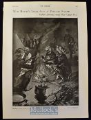 India - With Hunter's Little Army at Fourteen Streams engraving Indian grooms round their Camp