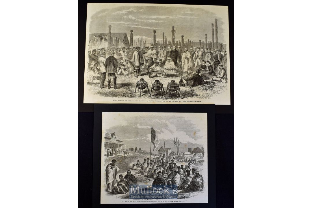 New Zealand - The War in New Zealand original woodblock prints from the Illustrated London News to - Image 2 of 4
