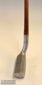 Interesting Mills AKB Model rectangular off- set alloy putter – with raised crown line^ and 2x
