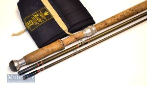 Hardy “Graphite Salmon Fly” Rod -13’9” 3pc (line weight guide worn) usually 9/10# with Agate lined
