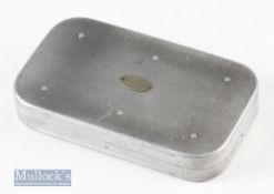 Wheatley ‘Silmalloy’ fly case with hooks internally and contains large fully dressed flies^ marked