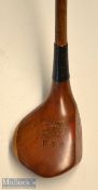 Immaculate Jim Brophy patent socket neck driver with brown fibre face insert fitted with 9x circular