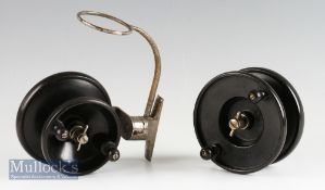 Allcock Aerialite Surf side casting reel with stainless steel arm^ turntable and strap back with