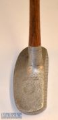 American Spalding “Schenectady” alloy mallet head centre shaft putter – with replaced full length