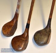 Miscellaneous selection of various shortened woods (3) – A Patrick scare neck golden persimmon