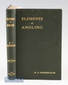 Sheringham^ H T – Elements of Angling^ 3rd edition 1920’s^ in original green cloth binding^ good