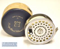 Hardy Bros England “Marquis Salmon No.1” 3 7/8” alloy fly reel with smooth alloy foot^ reversible “