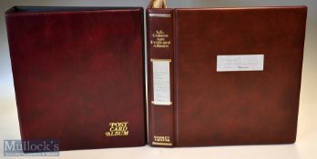 2x “Post Card Albums” incl Sanley Gibbons Golden Age lever arch style albums – each with approx 20