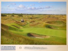 2003 Official Royal St Georges Open Golf Championship signed ltd ed print by Graeme Baxter -