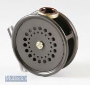 Hardy Bros England 3 1/8” ‘The Perfect’ LHW alloy fly reel brown ceramic line guide^ smooth alloy