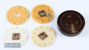 Hardy Bros Neroda Cast box in bakelite^ appears complete with separators^ maker’s mark to the