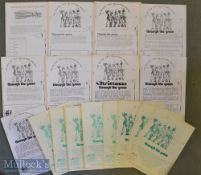 Scarce Collection of Through The Green Golf Magazines from 1987 No.1 to December ’92 (20) a near