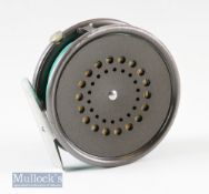 Hardy Bros England ‘The Perfect’ 3 3/8” alloy trout fly reel with agate line guide^ loaded with