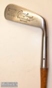 Spalding R T Jones Jnr (Bobby Jones) signature Calamity Jane smf putter – fitted with original black