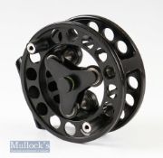 Loop Model 2 3.75” Fly reel with twin tri lobe bearings with front plate adjuster with black