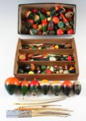 Assorted Selection of Floats including pike bungs pilot floats^ porcupine quills^ various course
