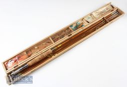 Interesting collection of carbon^ split cane and glass fibre trout fly rods (3) – Bruce & Walker “