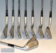 Set of MacGregor Jack Nicklaus 67 forged golf irons (8) – no.3 - PW fitted with True Temper